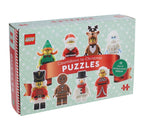 CASSE-TÊTE DE LEGO CALENDRIER DE L'AVENT 48 PIÈCES - COMPTE À REBOURS DE NOËL AVEC FIGURINES