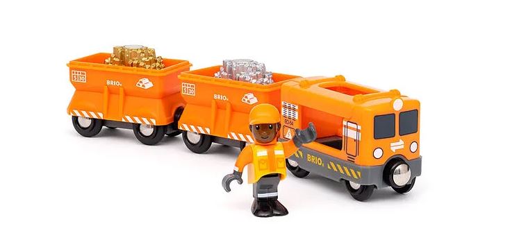 BRIO - TRAIN DE MARCHANDISES EN OR #36049