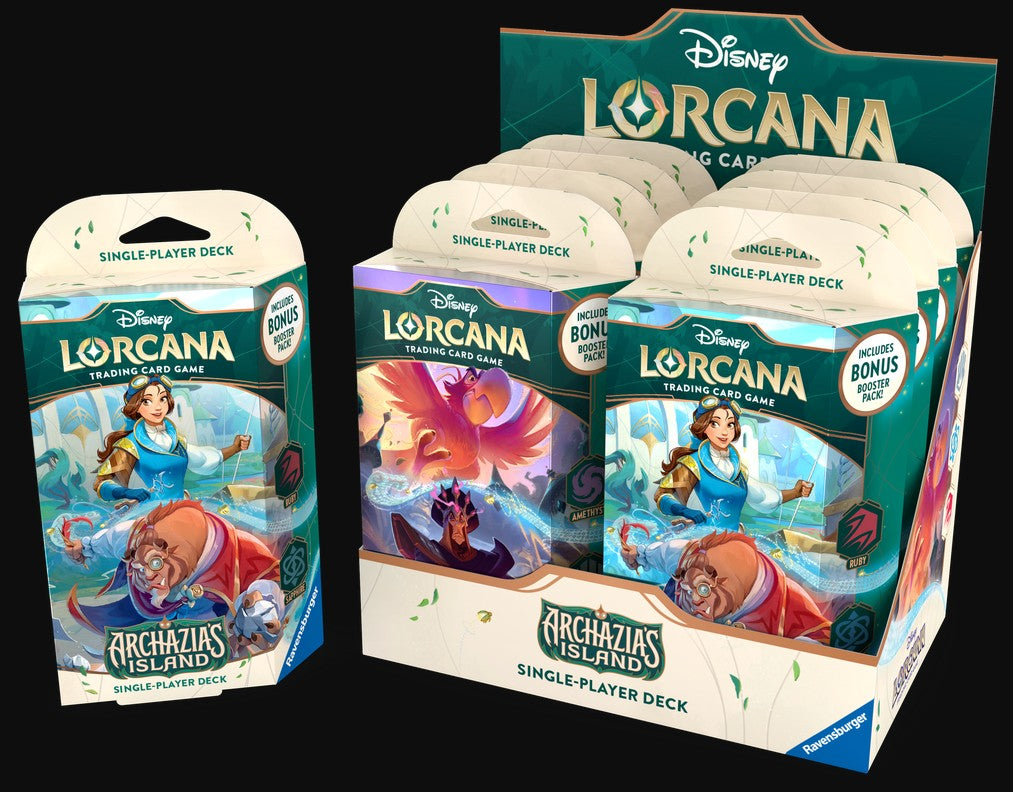CARTES DISNEY LORCANA - ARCHAZIA'S ISLAND - STARTER DECK ASST - Version anglaise