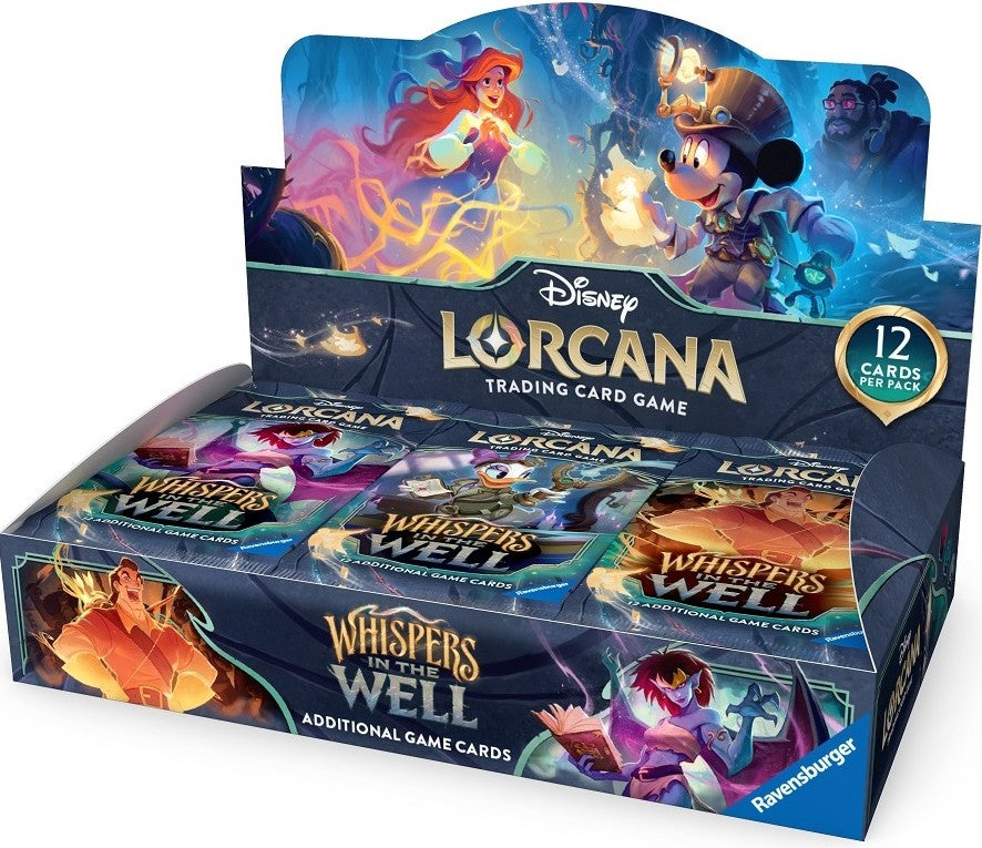 CARTES DISNEY LORCANA - WHISPERS IN THE WELL - BOOSTER ASST - Version anglaise