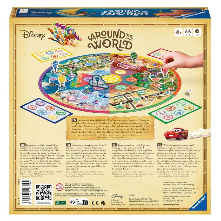 RAVENSBURGER GAME - AROUND THE WORLD DISNEY