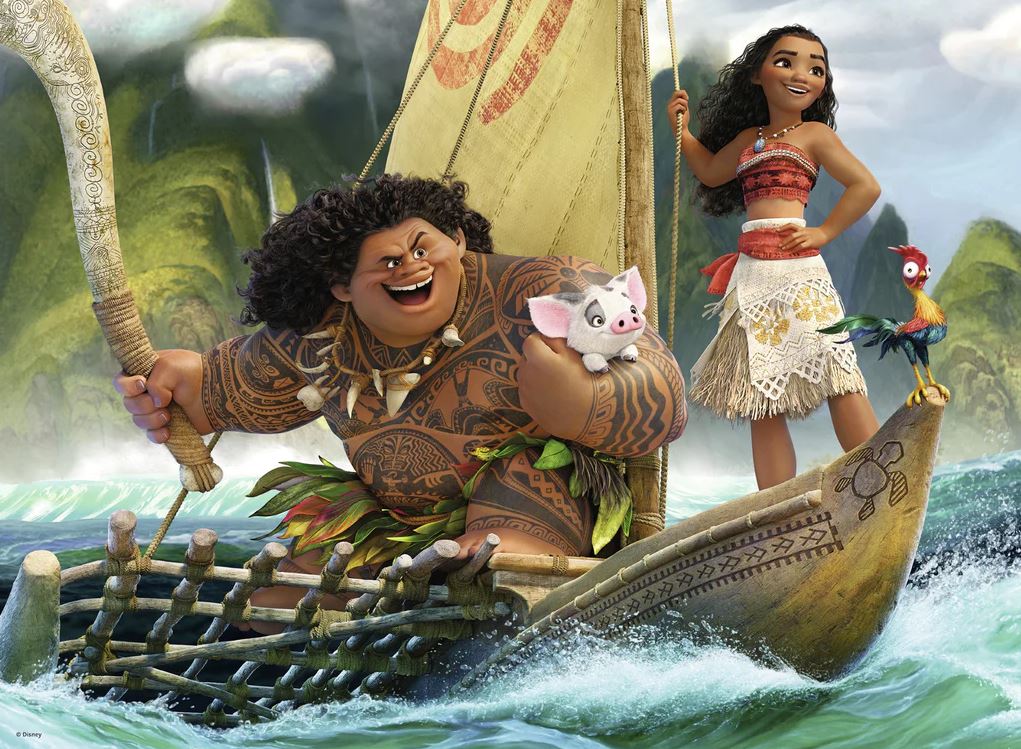 RAVENSBURGER CASSE-TÊTE 100 LARGES PIÈCES - MOANA ET MAUI #10719