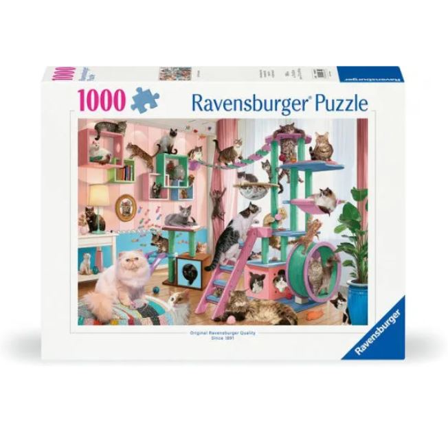 RAVENSBURGER CASSE-TÊTE 1000 PIÈCES - CIEL DE L'ARBRE DE CHATS #12000875