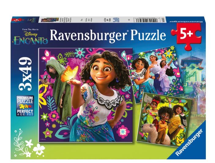 RAVENSBURGER JIGSAW PUZZLE 3 X 49 PIECES - DISNEY ENCANTO MAGIC #05657