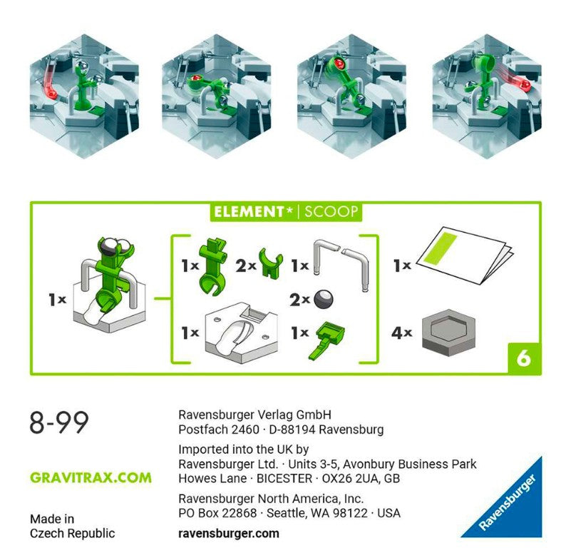 GRAVITRAX ELEMENT SCOOP - EXTENSION DE CIRCUIT DE BILLES