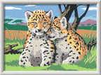 RAVENSBURGER CREART PAINT BY NUMBERS - SAFARI FRIENDS - 7" X 10" SMALL