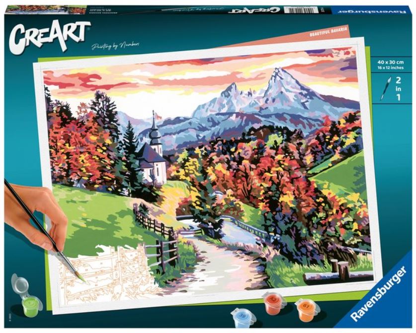PEINTURE À NUMÉROS CREART RAVENSBURGER - BEAUTIFUL BAVARIA