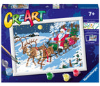 PEINTURE À NUMÉROS CREART RAVENSBURGER - LA NUIT AVANT NOËL