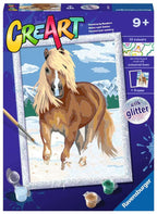PEINTURE À NUMÉROS CREART RAVENSBURGER - LE CHEVAL ROYAL