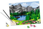 PEINTURE À NUMÉROS CREART RAVENSBURGER - VUE SUR LA MONTAGNE - 12" X 16" GRANDE