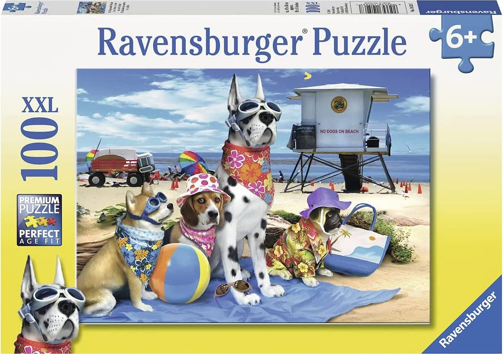 RAVENSBURGER CASSE-TÊTE 100 LARGES PIÈCES - CHIENS INTERDITS #10526