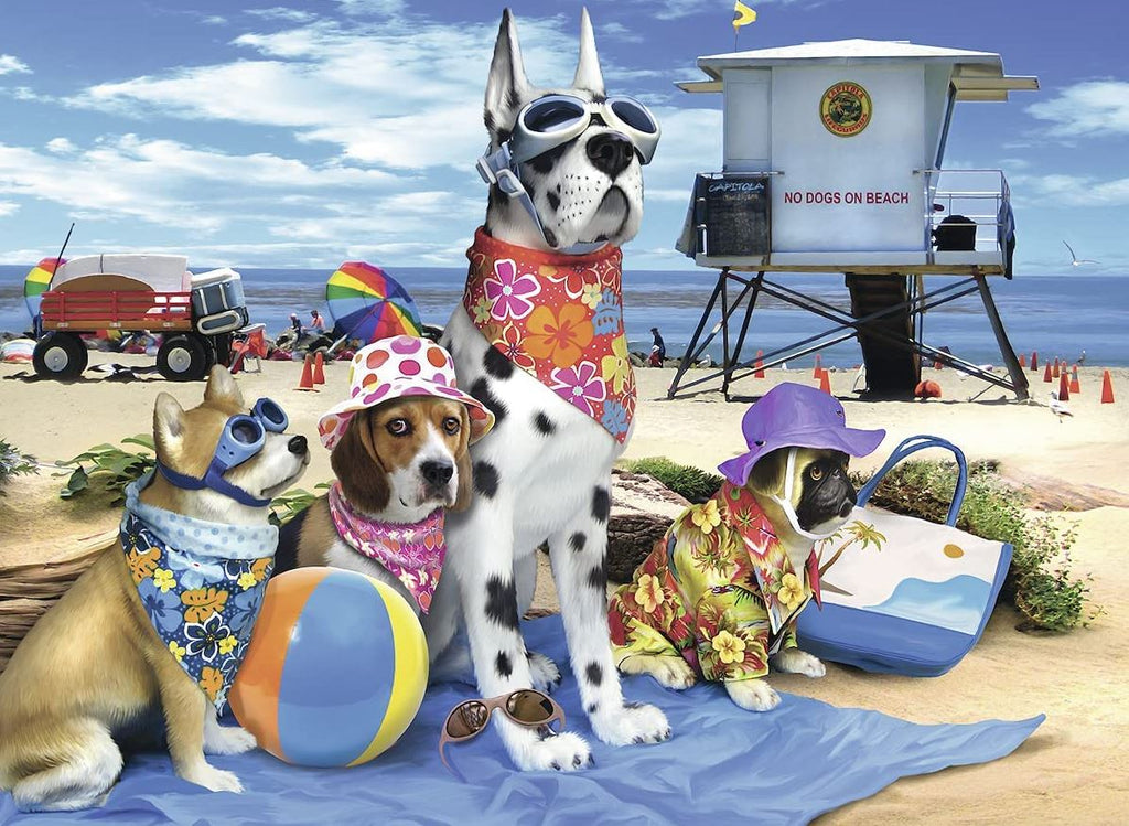 RAVENSBURGER CASSE-TÊTE 100 LARGES PIÈCES - CHIENS INTERDITS #10526