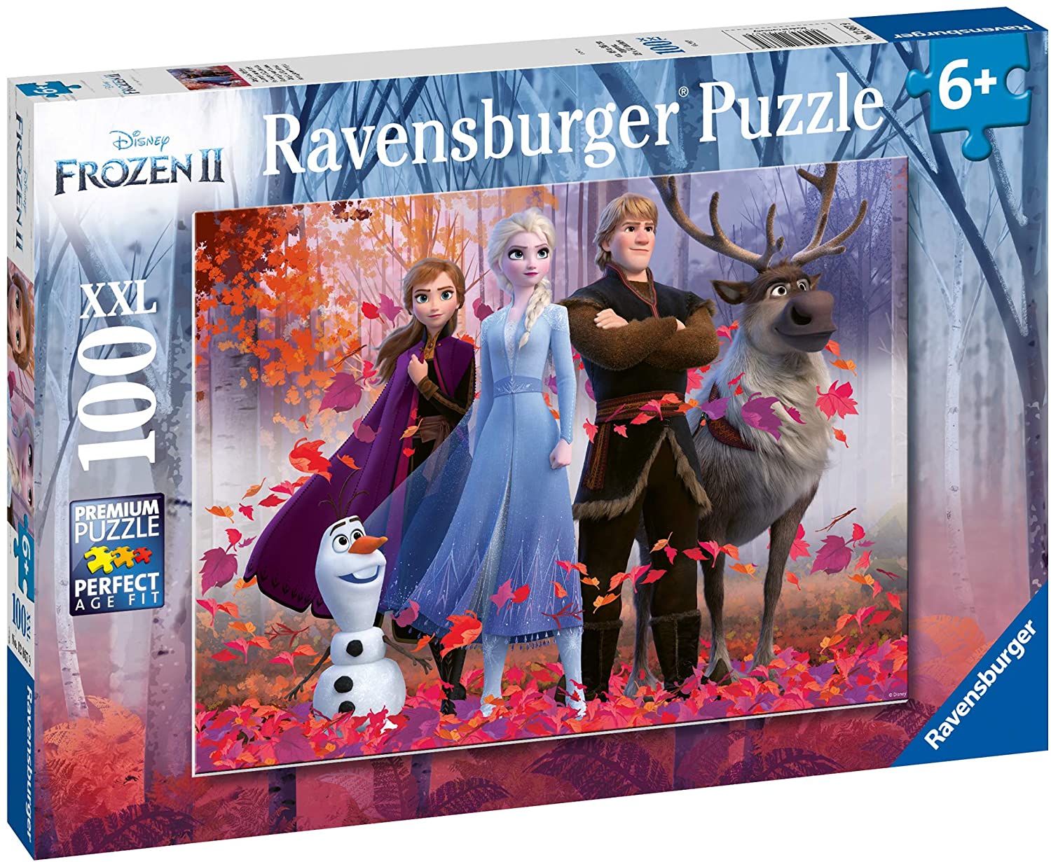 RAVENSBURGER CASSE-TÊTE 100 LARGES PIÈCES - REINE DES NEIGES LA MAGIE DE LA FORÊT #12867