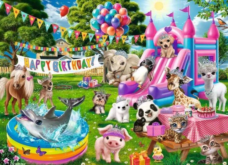 RAVENSBURGER CASSE-TÊTE 100 PIÈCES - FÊTE D'ANNIVERSAIRE TIARA #12004161