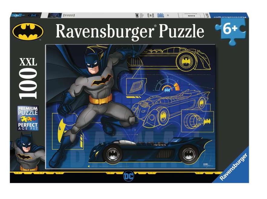 RAVENSBURGER CASSE-TÊTE 100 PIÈCES XXL - BATMAN LA BATMOBILE #13262