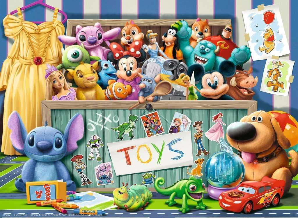 RAVENSBURGER CASSE-TÊTE 100 PIÈCES XXL - LE COFFRE À JOUETS MAGIQUE (DISNEY PIXAR) #12004203