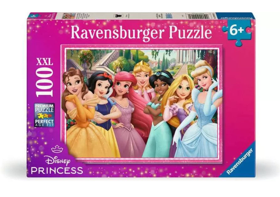 RAVENSBURGER JIGSAW PUZZLE 100 PIECES XXL - DISNEY PRINCESSES #12004116