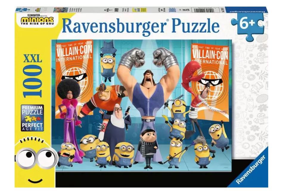 RAVENSBURGER CASSE-TÊTE 100 PIÈCES XXL - MINIONS 2 - RISE ET GRU