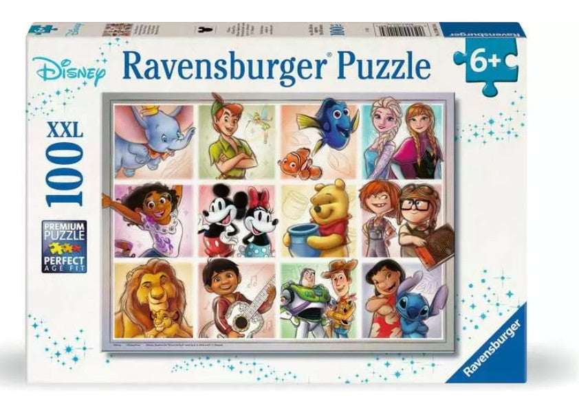 RAVENSBURGER CASSE-TÊTE 100 PIÈCES XXL - PERSONNAGES DE DISNEY #12004118