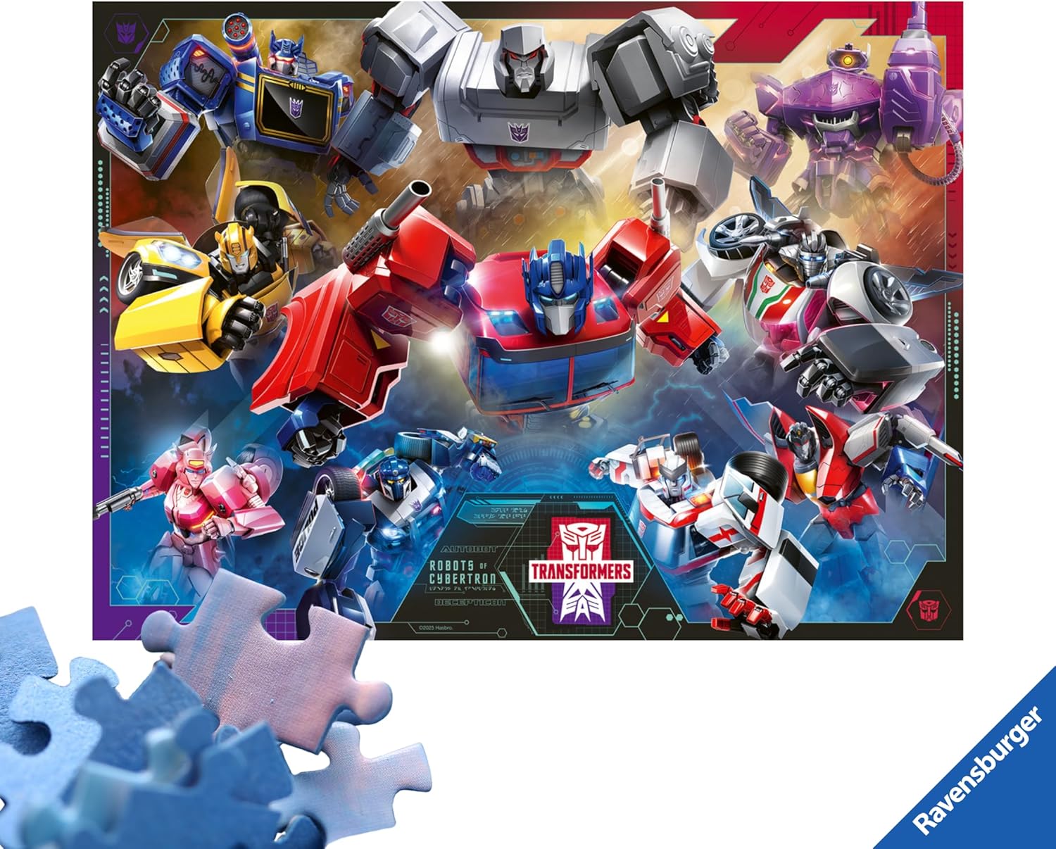 RAVENSBURGER JIGSAW PUZZLE 100 PIECES XXL - TRANSFORMERS #12004232