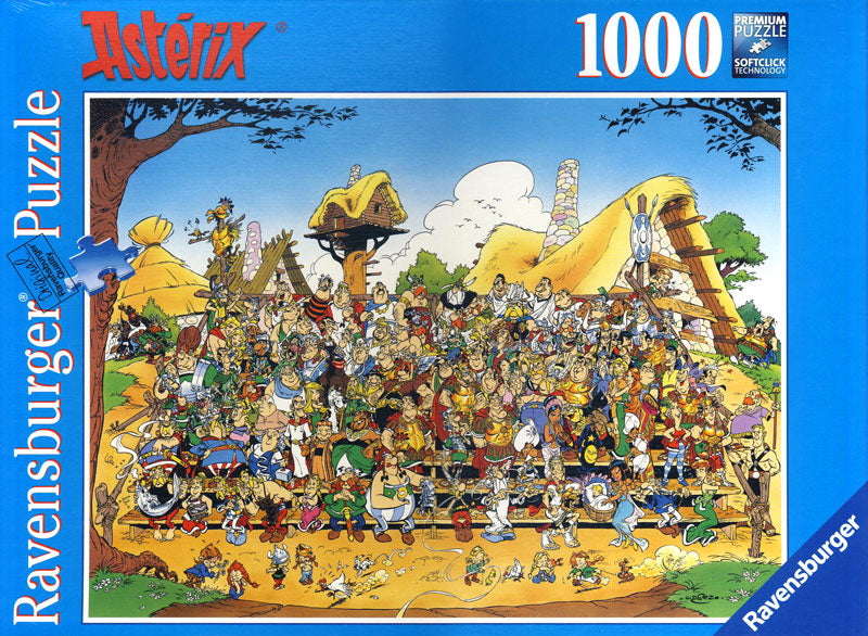 RAVENSBURGER JIGSAW PUZZLE 1000 PIECES - ASTERIX FAMILY PHOTO #12000473