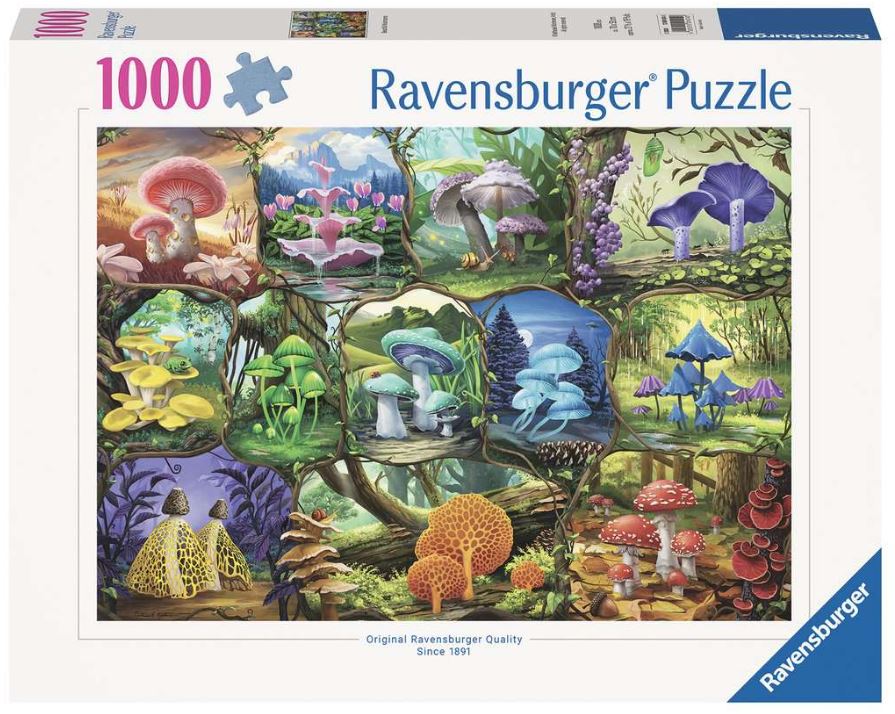 RAVENSBURGER CASSE-TÊTE 1000 PIÈCES - BEAUX CHAMPIGNONS 12000424
