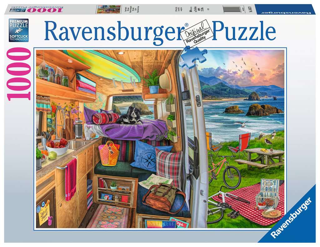 RAVENSBURGER JIGSAW PUZZLE 1000 PIECES - BEAUTIFUL ESCAPE #12000491
