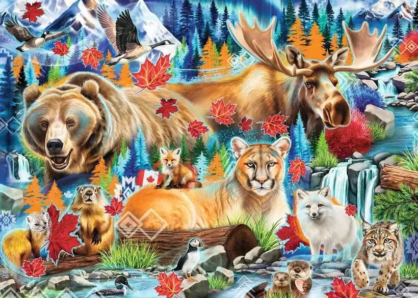 RAVENSBURGER CASSE-TÊTE 1000 PIÈCES - CANADA SAUVAGE #12001448