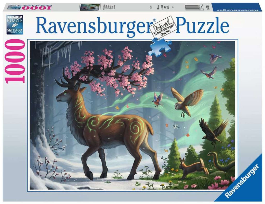 RAVENSBURGER CASSE-TÊTE 1000 PIÈCES - CERF DU PRINTEMPS #17385