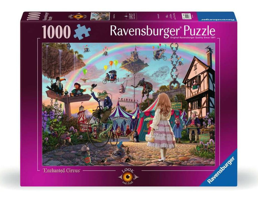 RAVENSBURGER CASSE-TÊTE 1000 PIÈCES - CHERCHE ET TROUVE - LE CIRQUE ENCHANTÉ #12000285