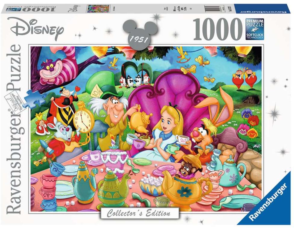 RAVENSBURGER CASSE-TÊTE 1000 PIÈCES - DISNEY ALICE AU PAYS DES MERVEILLES - ÉDITION COLLECTIONNEUR #12000109