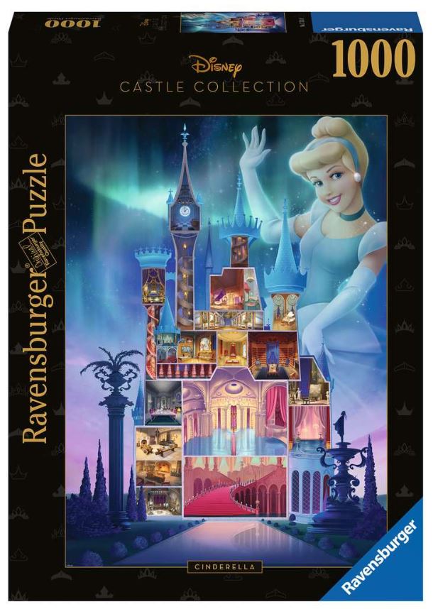 RAVENSBURGER CASSE-TÊTE 1000 PIÈCES - DISNEY CASTLE - CENDRILLON #17331
