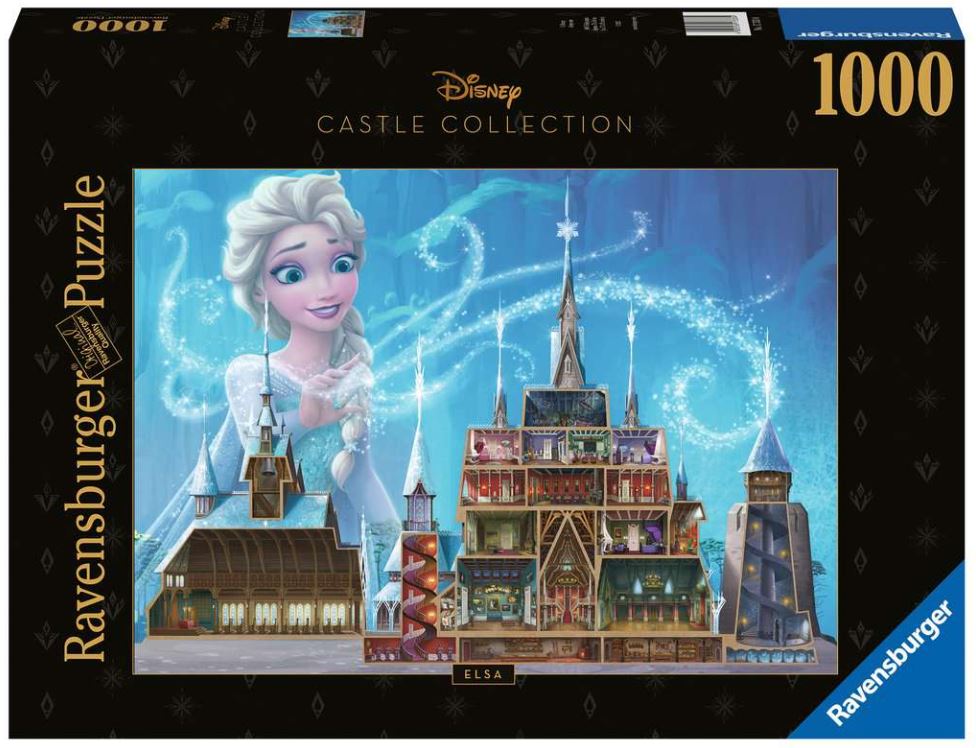 RAVENSBURGER JIGSAW PUZZLE 1000 PIECES - DISNEY CASTLES - ELSA #17333