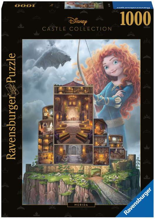 RAVENSBURGER CASSE-TÊTE 1000 PIÈCES - DISNEY CASTLES - MÉRIDA #17335