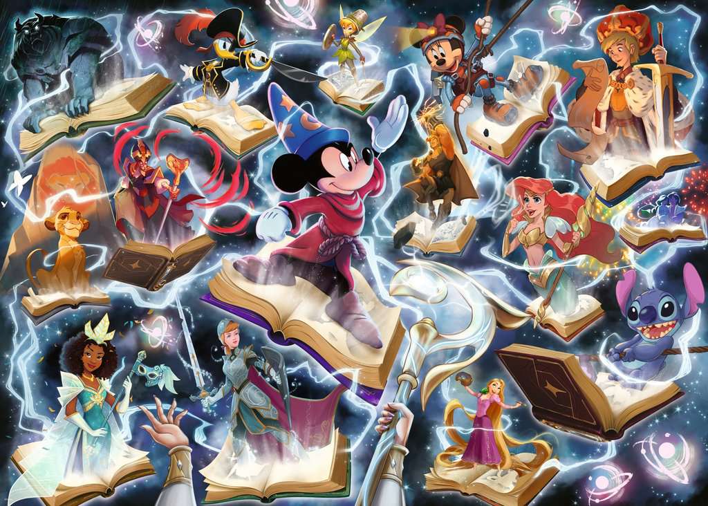RAVENSBURGER CASSE-TÊTE 1000 PIÈCES - DISNEY LORCANA - L'ÉCLAT DU ROYAUME : ACIER #12001626