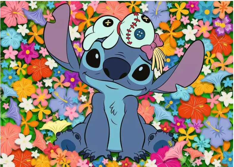 RAVENSBURGER CASSE-TÊTE 1000 PIÈCES - DISNEY STITCH #12001264