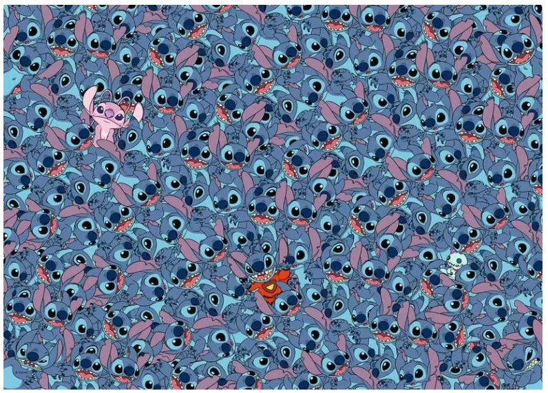 RAVENSBURGER CASSE-TÊTE 1000 PIÈCES - DISNEY STITCH CHALLENGE #12001265