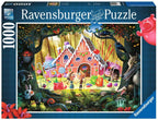 RAVENSBURGER JIGSAW PUZZLE 1000 PIECES - HANSEL AND GRETEL, CAUTION! #16950