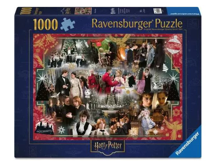 RAVENSBURGER JIGSAW PUZZLE 1000 PIECES - HARRY POTTER - HOGWARTS HOLIDAYS (CHRISTMAS) #12001507