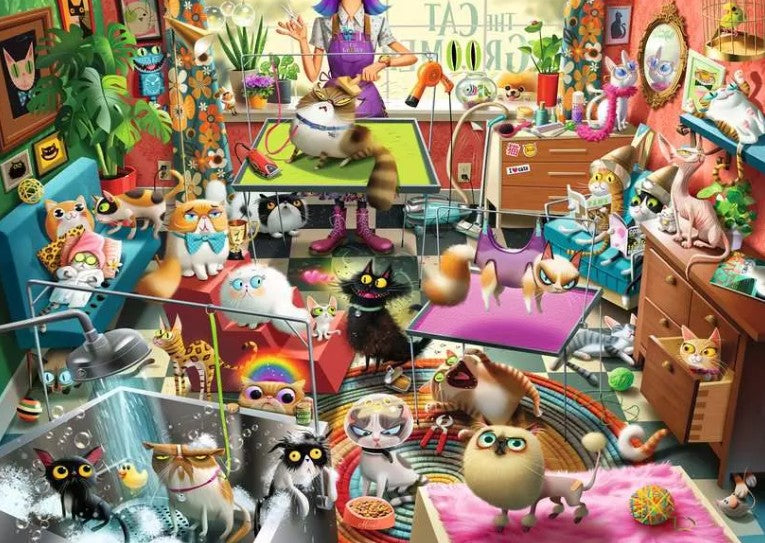 RAVENSBURGER CASSE-TÊTE 1000 PIÈCES - LA TOILETTEUSE POUR CHATS #12001857