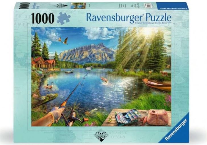 RAVENSBURGER CASSE-TÊTE 1000 PIÈCES - LA VIE AU LAC #12000877