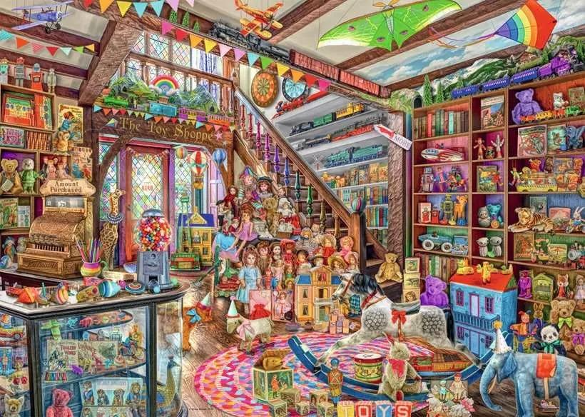 RAVENSBURGER CASSE-TÊTE 1000 PIÈCES - LE MAGASIN DE JOUETS FANTASTIQUES #12000006