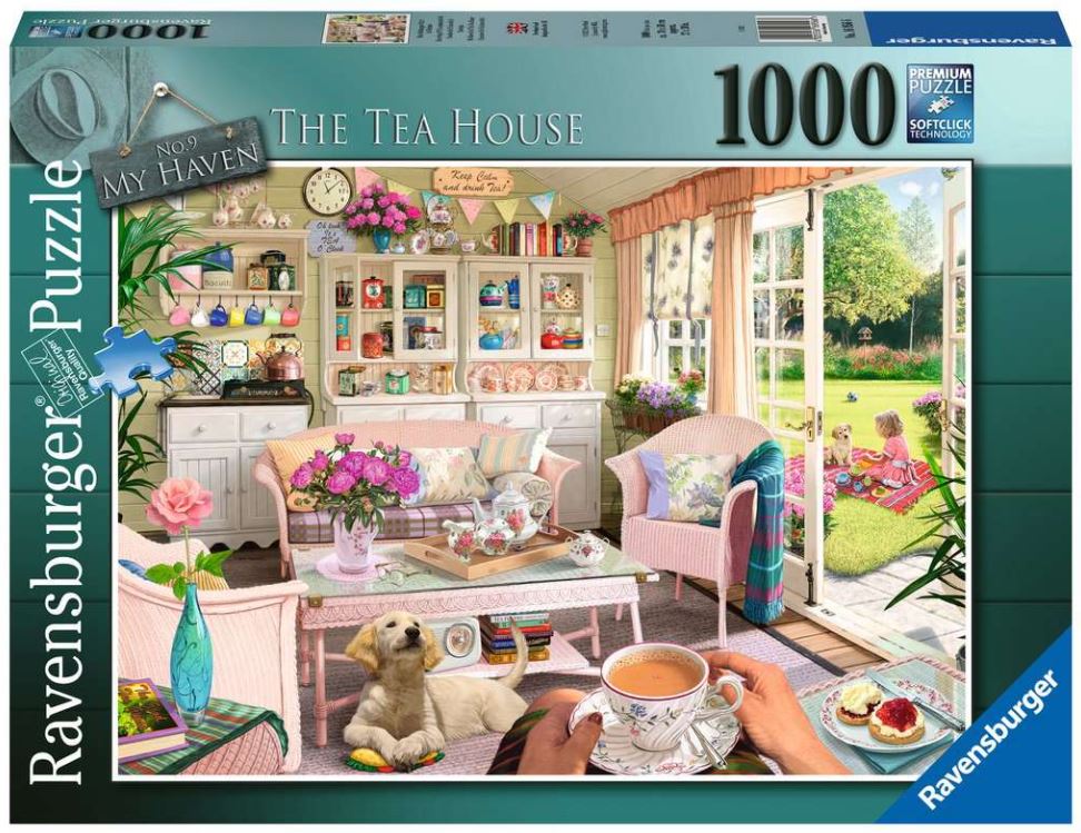 RAVENSBURGER CASSE-TÊTE 1000 PIÈCES - LE PAVILLON DE THÉ REFUGE NO 12 #12000164