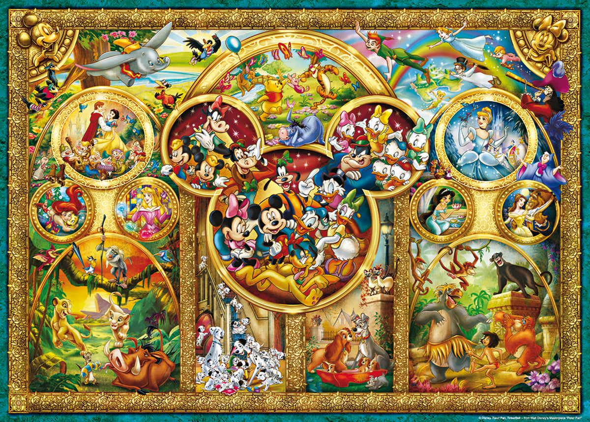 RAVENSBURGER JIGSAW PUZZLE 1000 PIECES - DISNEY'S BEST THEMES #12000469