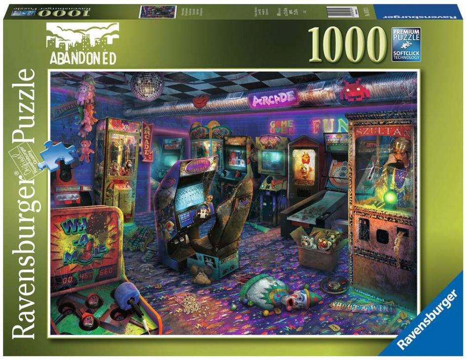 RAVENSBURGER CASSE-TÊTE 1000 PIÈCES - LIEUX ABANDONNÉS - ARCADE À L'ABANDON #12000417
