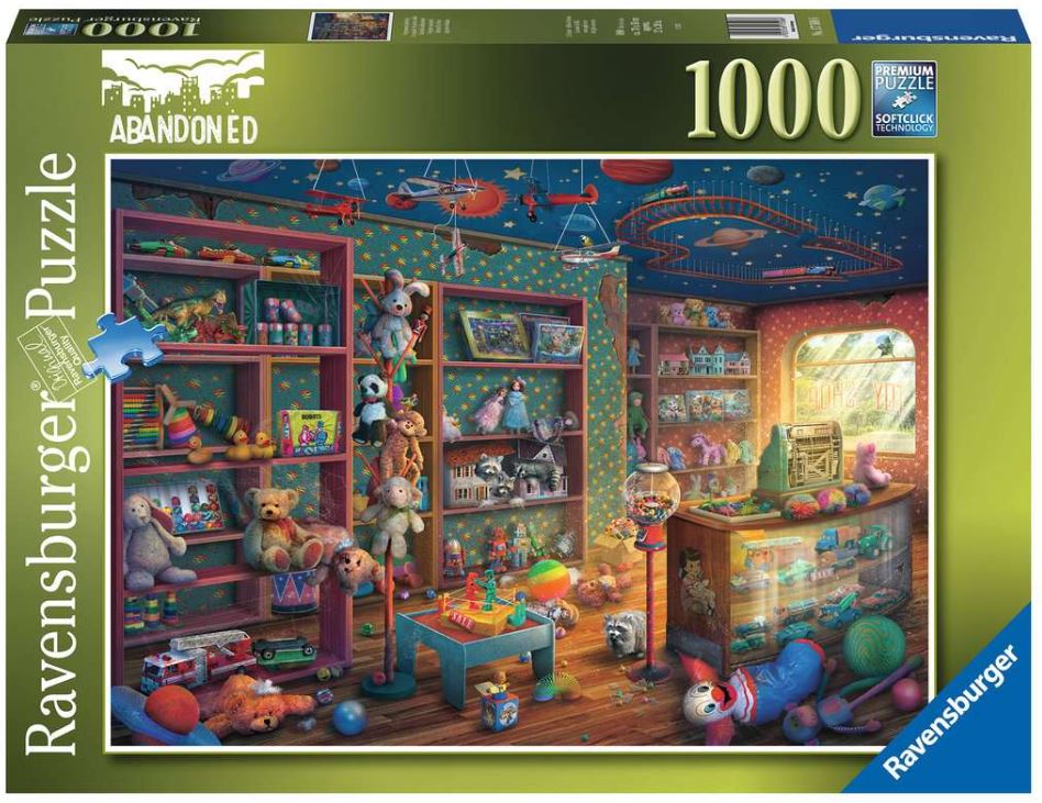 RAVENSBURGER CASSE-TÊTE 1000 PIÈCES - LIEUX ABANDONNÉS - MAGASIN DE JOUETS EN LAMBEAUX #12000636