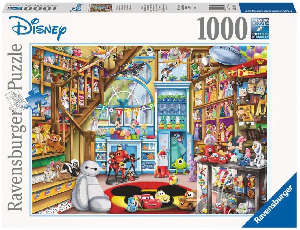 RAVENSBURGER JIGSAW PUZZLE 1000 PIECES - DISNEY-PIXAR TOY STORE #12000527