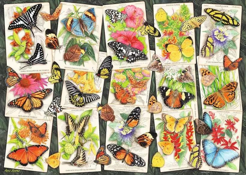 RAVENSBURGER CASSE-TÊTE 1000 PIÈCES - PAPILLONS TROPICAUX #12001084