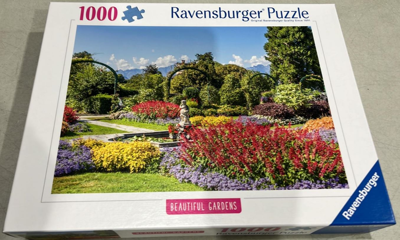 RAVENSBURGER CASSE-TÊTE 1000 PIÈCES - PARC DE LA VILLA PALLAVIVINO ITALIE #12000852