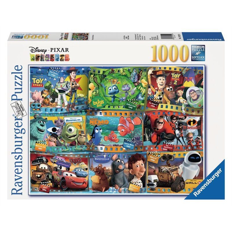 RAVENSBURGER CASSE-TÊTE 1000 PIÈCES - PIXAR DISNEY FILMS #12000298